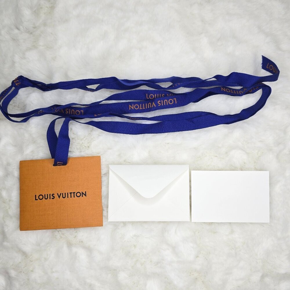 - LOUIS VUITTON Ribbon 76" , Note holder and Envelope